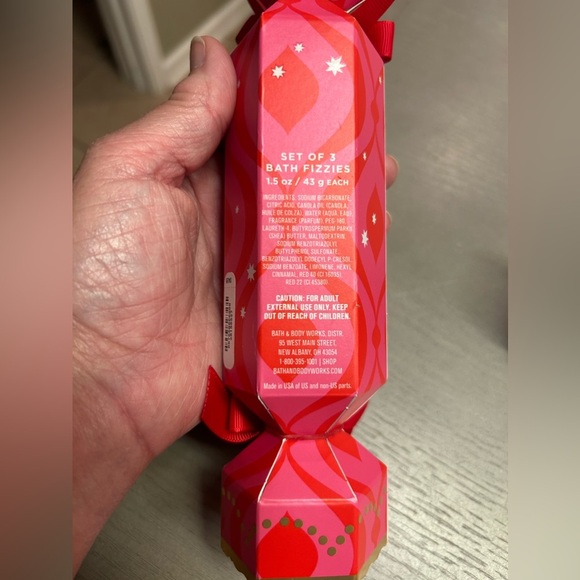 NEW Set of 3‎ Bath & Body Works Winter Candy Apple Bath Fizzies 1.5 oz /43g each - Picture 3 of 4